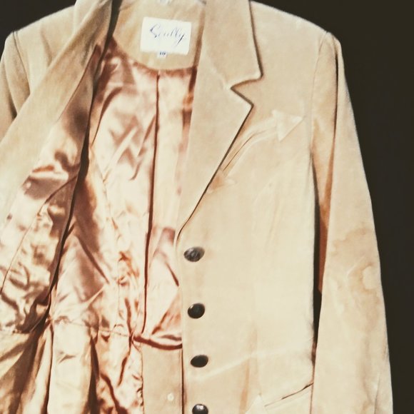 Scully Suede & Silk Overcoat Trench - Picture 5 of 5